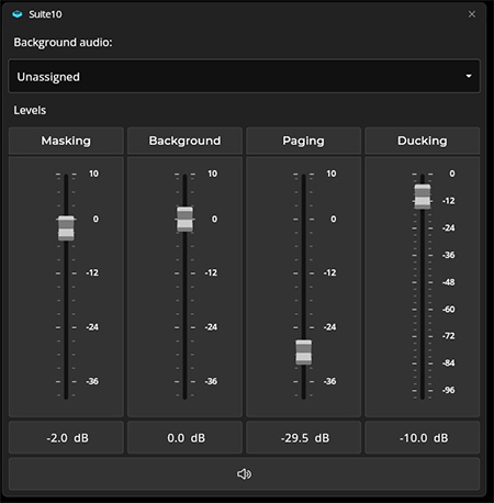 Zone with masking disabled.